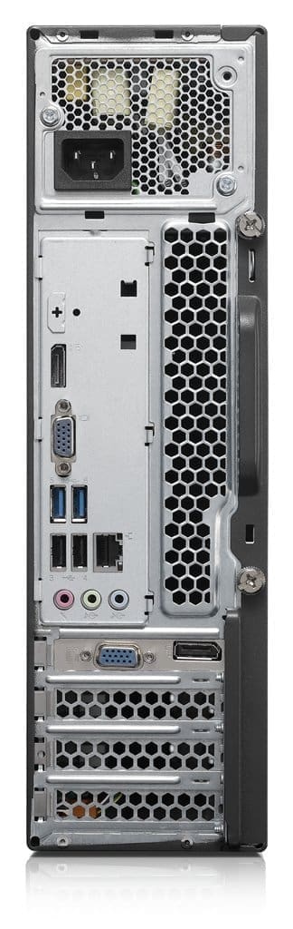 Back of Lenovo Thinkcentre E73