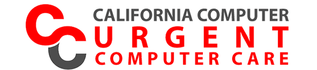California Computer Urgent Computer Care Logo Medium